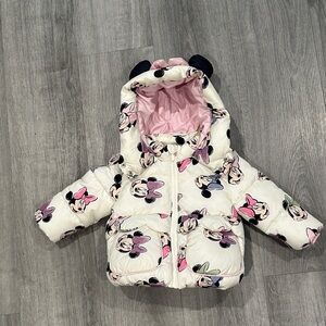 Disney Cream Jacket with Minnie Mouse Design